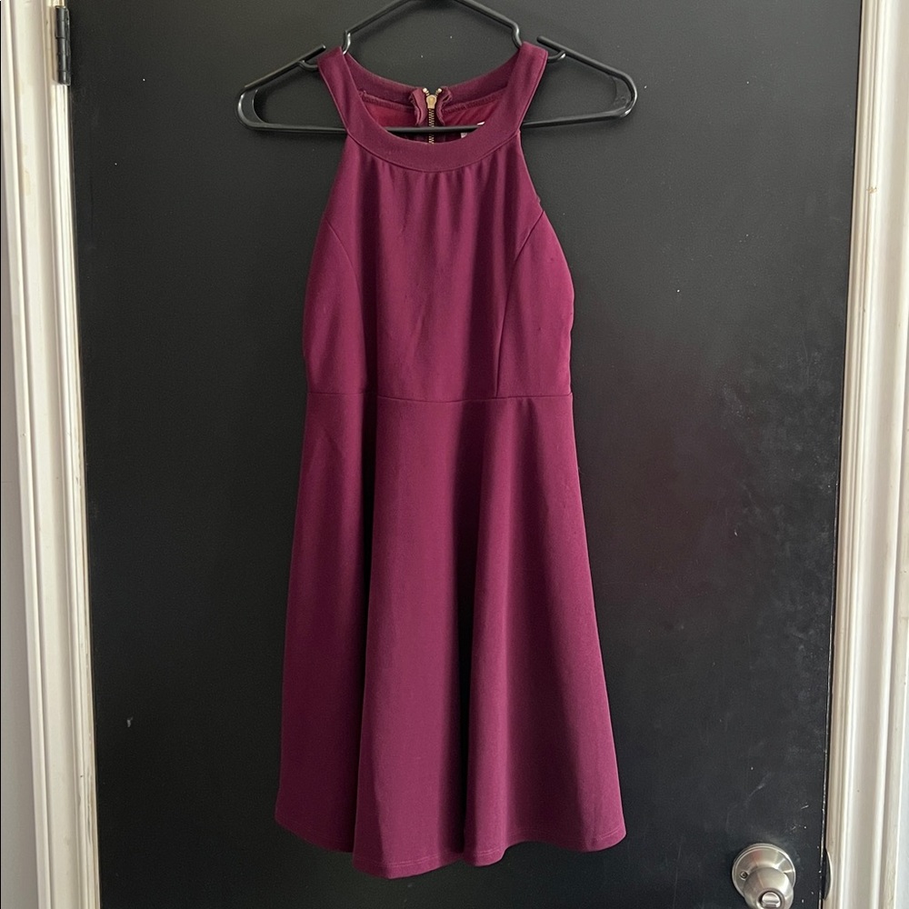 Emerald Sundae Deep Red Dress